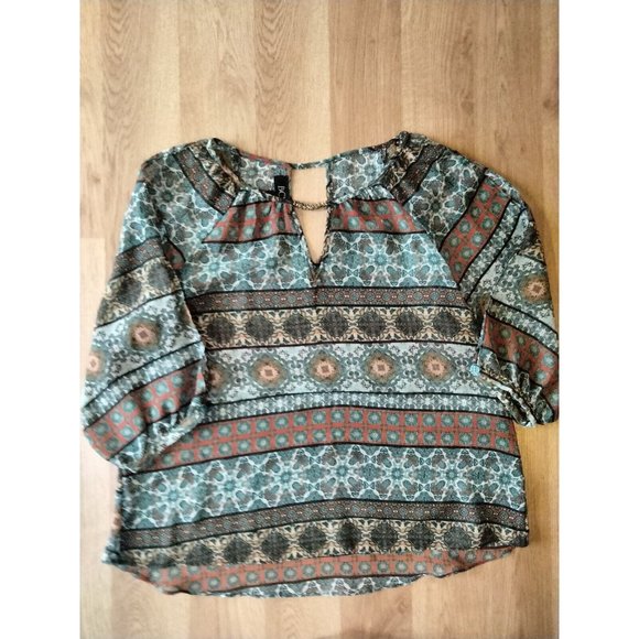 BCX‎ Women's Multi Color Top Size Medium - Picture 1 of 7